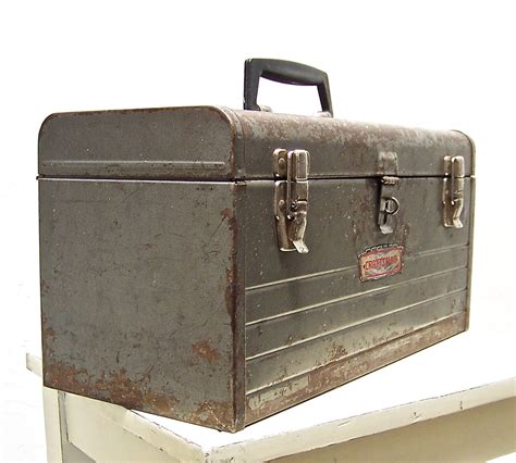 old metal tool boxes